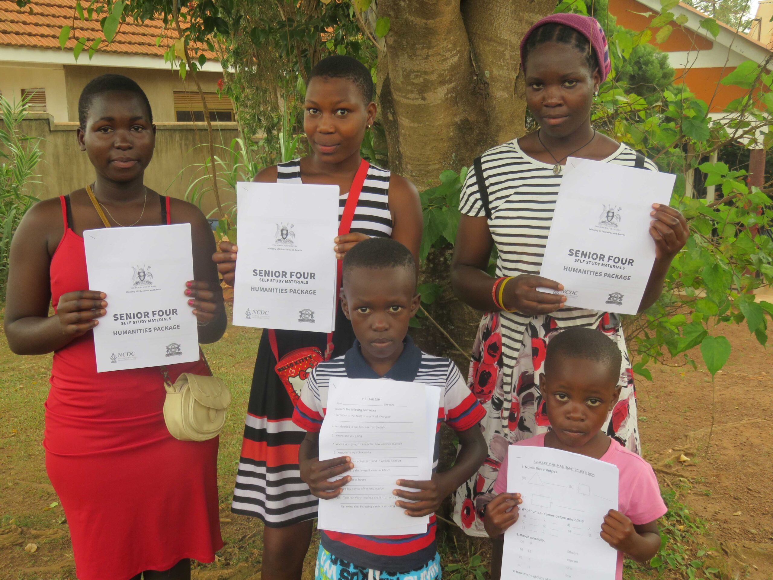 Distribution of Education Materials for home schooling.